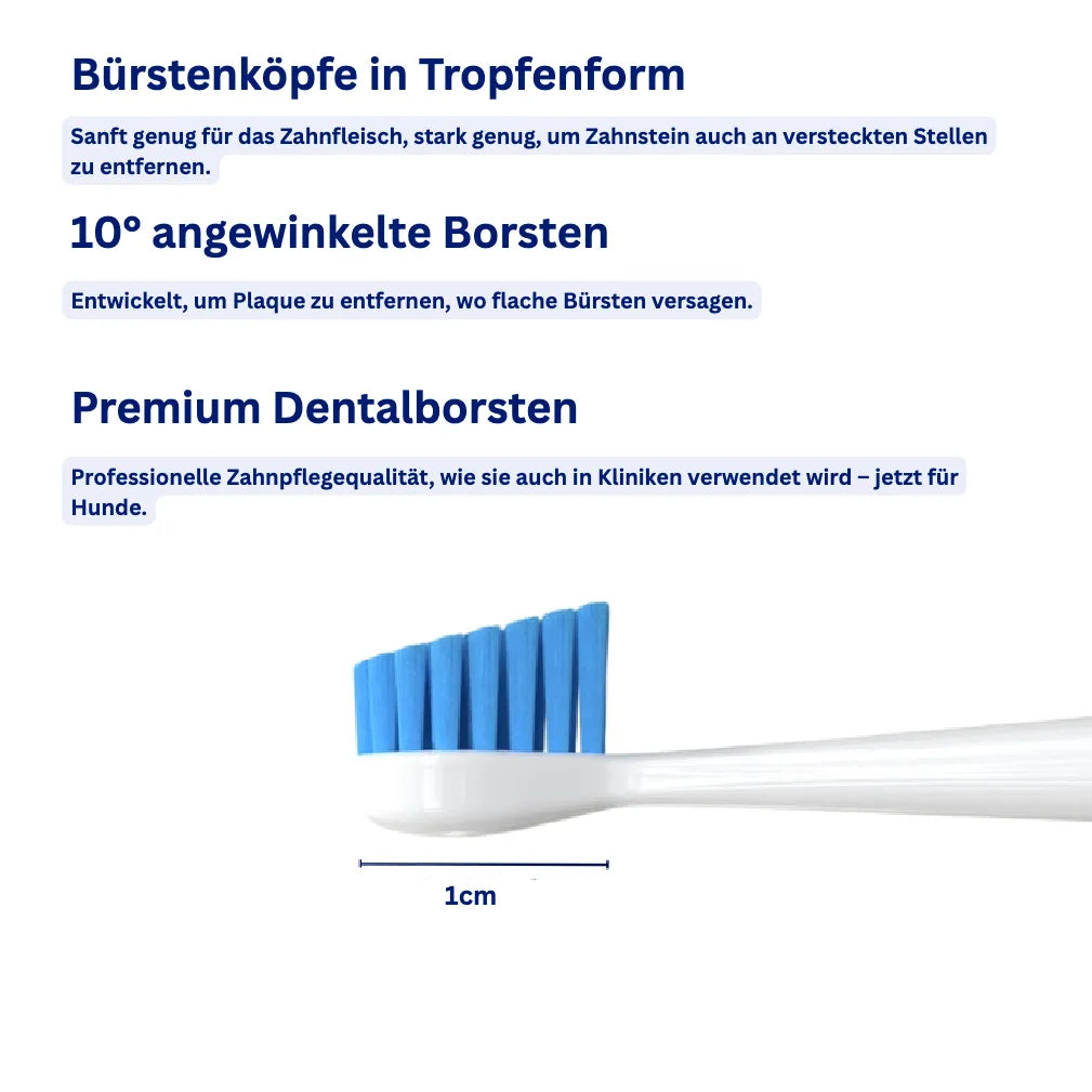 Silent Sonic - Leiser Ultraschall Plaque- & Zahnsteinentferner für Hunde