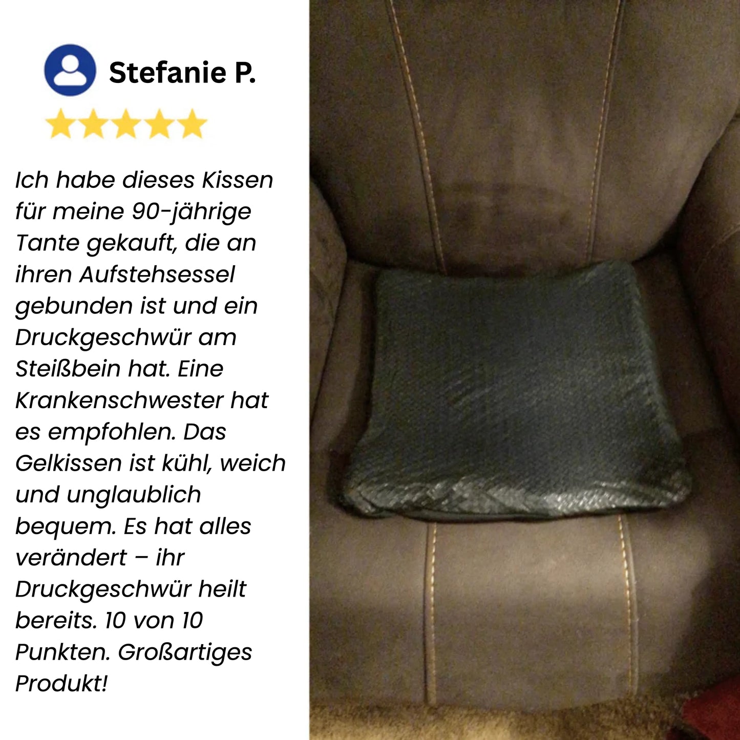 ErgoHeal – Gelkissen für schmerzfreies Sitzen