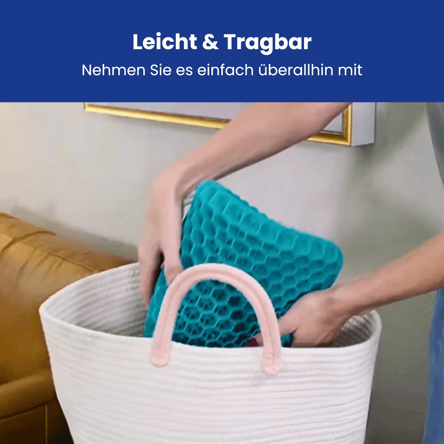 ErgoHeal – Gelkissen für schmerzfreies Sitzen