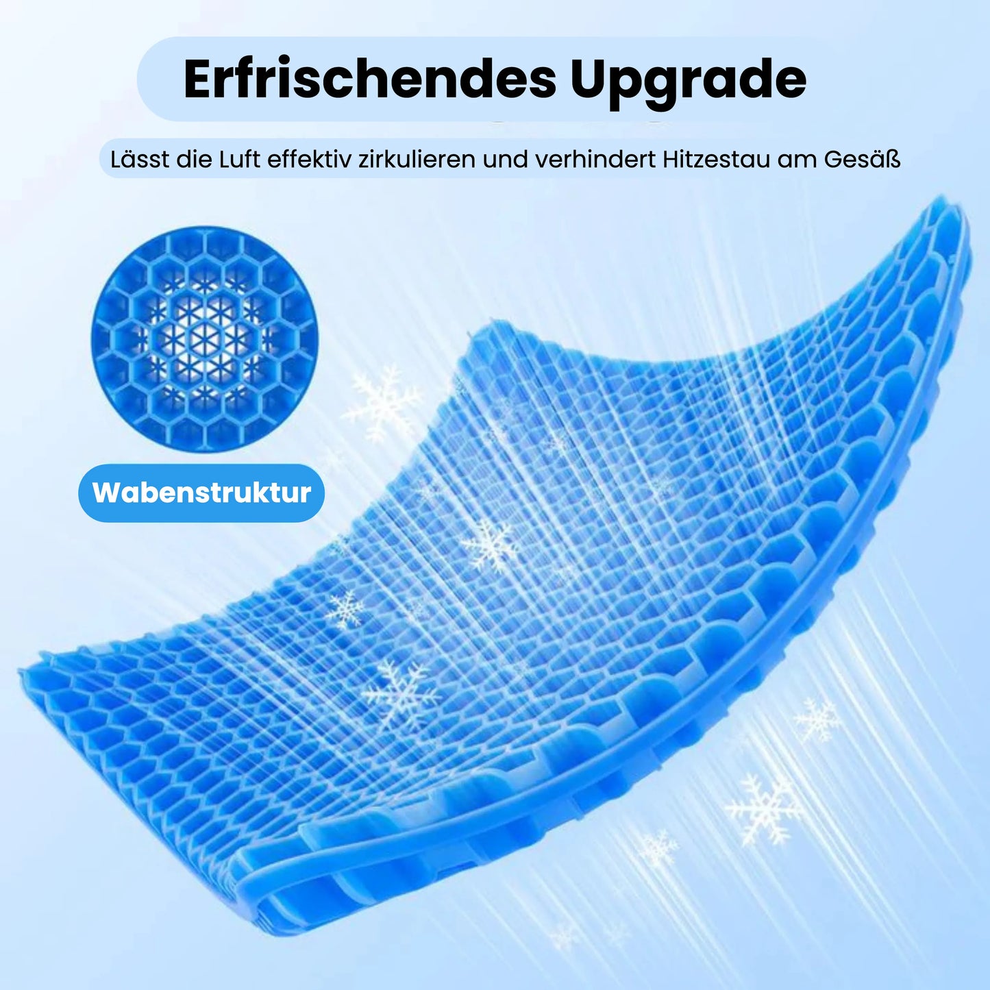 ErgoHeal – Gelkissen für schmerzfreies Sitzen