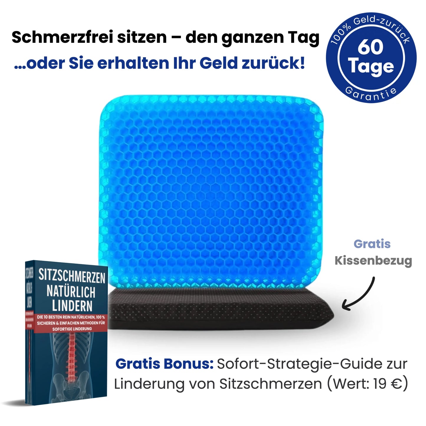 ErgoHeal – Gelkissen für schmerzfreies Sitzen